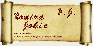 Momira Jokić vizit kartica